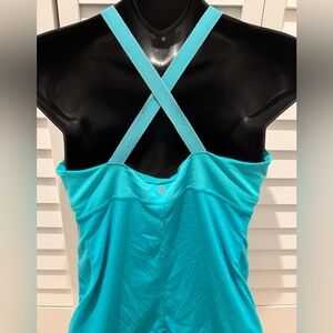 Lululemon Teal Tank with Built in Bra